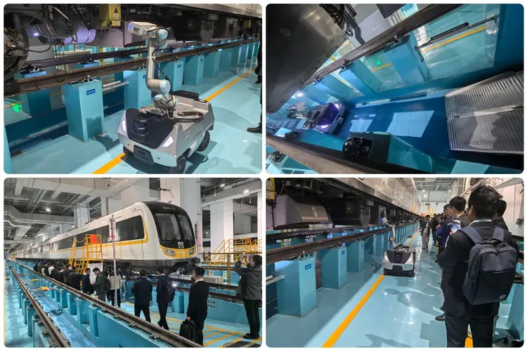 PA视讯我国首列自主研制A型地铁客车下线(图1)